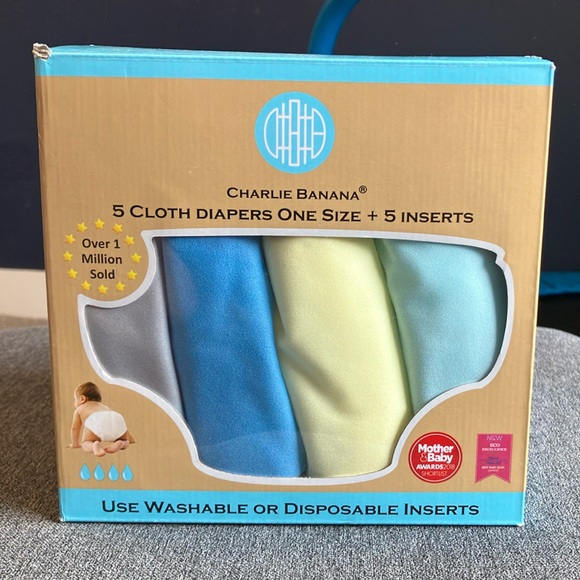 Charlie Banana Other Charlie Banana Cloth Diapers Set Poshmark